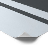 Zwarte en grijze stippen en lijnen poster (Hoek)