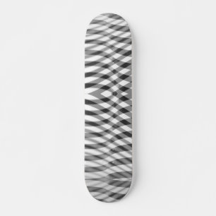 Zwarte en grijze strepen bekleding persoonlijk skateboard