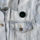 Zwarte en groene aangepaste golf Button (In situ)