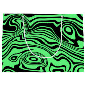 Zwarte en groene cadeautas (Achterkant)