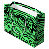 Zwarte en groene cadeautas (Achterkant Gekanteld)