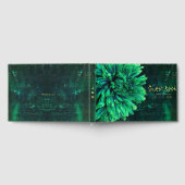 Zwarte en groene chrysanthemum gastenboek (Volledig)