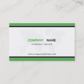 Zwarte en groene lijnen visitekaartje (Voorkant)