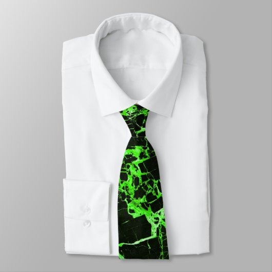 Zwarte en groene marmer, stropdas (Gebonden)