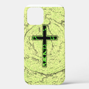 ZWARTE EN GROENE RUIMTE MET MARBLE ACHTERGROND Case-Mate iPhone CASE