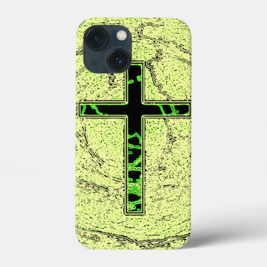 ZWARTE EN GROENE RUIMTE MET MARBLE ACHTERGROND Case-Mate iPhone CASE (Achterkant)