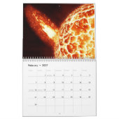 ZWARTE EN GROENE RUIMTE MET MARBLE ACHTERGROND KALENDER (Feb 2027)
