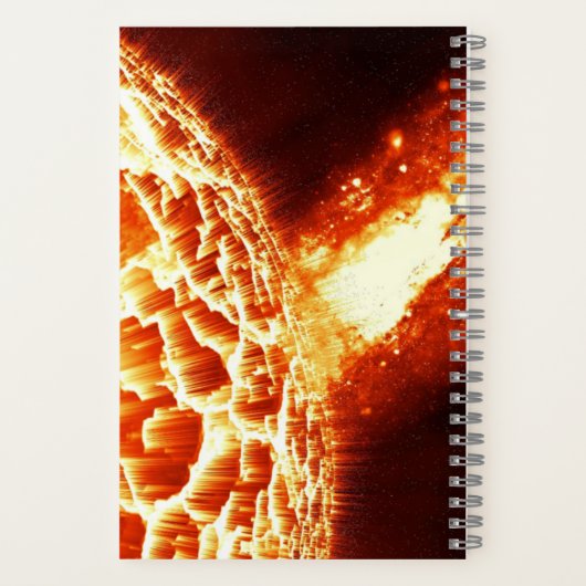 ZWARTE EN GROENE RUIMTE MET MARBLE ACHTERGROND NOTITIEBOEK (Achterkant)