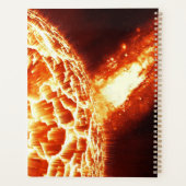 ZWARTE EN GROENE RUIMTE MET MARBLE ACHTERGROND PLANNER (Achterkant)