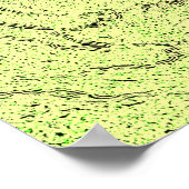 ZWARTE EN GROENE RUIMTE MET MARBLE ACHTERGROND POSTER (Hoek)