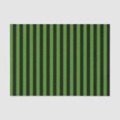 Zwarte en groene strepen tissuepapier (Voorkant)