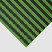 Zwarte en groene strepen tissuepapier (Detail)