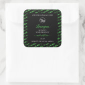 Zwarte en groene Word Cloud Product Labels toevoeg (Tas)