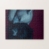 Zwarte en ijsbeer legpuzzel (Horizontaal)