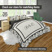 Zwarte en ivoren tropische apen Toile de Jouy Kussensloop