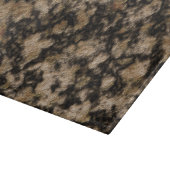 Zwarte en karamelkleurige faux Granite Stone Textu Snijplank (Hoek)