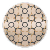 Zwarte en Khaki Diamond Shape Ceramic Knob. Pull Keramische Knop (Voorkant)