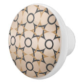Zwarte en Khaki Diamond Shape Ceramic Knob. Pull Keramische Knop (Rechts)