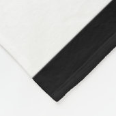 Zwarte en multicolor stripe logo deken (Hoek)