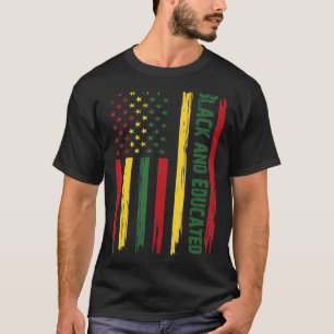 Zwarte en opgeleide zwarte geschiedenis maand Afri T-shirt