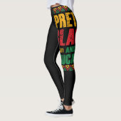  zwarte en opgeleide zwarte geschiedenis maand leggings (Links)
