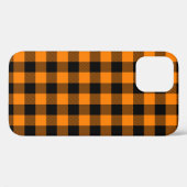 Zwarte en Oranje buffelcontrole Case-Mate iPhone Case (Achterkant (horizontaal))
