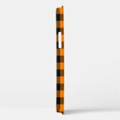 Zwarte en Oranje buffelcontrole Case-Mate iPhone Case (Achterkant / Rechts)