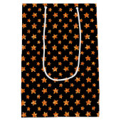 ZWARTE EN ORANJE GLITTER KIJKEN HALLOEEN MEDIUM CADEAUZAKJE (Achterkant)