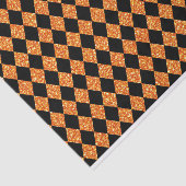 ZWARTE EN ORANJE GLITTER KIJKEN HALLOEEN TISSUEPAPIER (Detail)