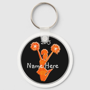 Zwarte en Oranje Goedkoop juicht Sleutelhangers, Sleutelhanger