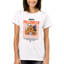 Zwarte en oranje grunge Halloween kat & pompoen