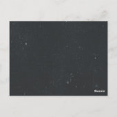 Zwarte en Oranje Halloween volle maan Briefkaart (Achterkant)