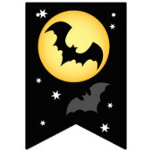 Zwarte en Oranje Happy Halloween-banner Vlaggetjes (Eerste vlag)