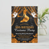 Zwarte en Oranje heek en gordijndag Kaart (Staand voorkant)