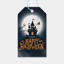 Zwarte en Oranje illustratieve Happy Halloween