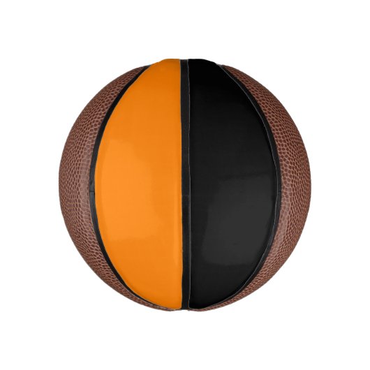 Zwarte en Oranje mini Basketbal (Verticaal)