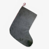 ZWARTE EN ORANJE STRIPTE VLAG KLEINE KERSTSOK (Voorkant (Hangend))