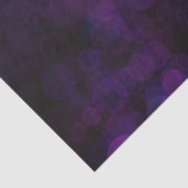 Zwarte en Paarse Bokeh Tissuepapier (Detail)