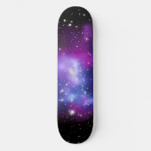 Zwarte en Paarse Celestial Space Foto Persoonlijk Skateboard (Voorkant)