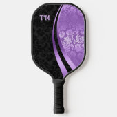 Zwarte en paarse dampkuip pickleball paddle (Voorkant)