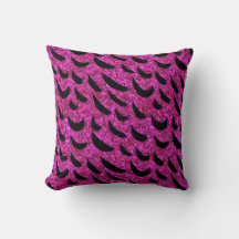 Zwarte en Paarse Glitter Animal Print Patroon