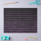 Zwarte en Paarse Grunge Ombre Stripes Tissuepapier (Craft)