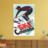 Zwarte en Paarse kledij Canvas Afdruk (Insitu (Woonkamer))