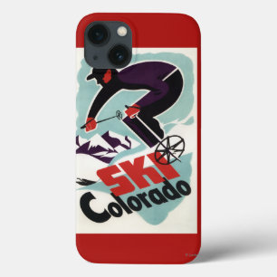 Zwarte en Paarse kledij iPhone 13 Hoesje