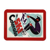 Zwarte en Paarse kledij Magneet (Horizontaal)