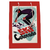 Zwarte en Paarse kledij Medium Cadeauzakje (Voorkant)