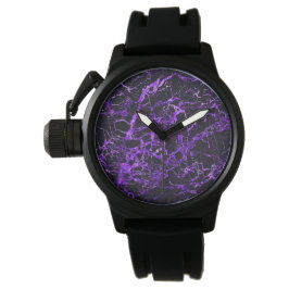 Zwarte en Paarse marmer, Horloge