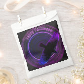 Zwarte en Paarse rij Bedankzakje (Geknipt)