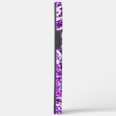 ZWARTE EN PINKROSS MET PAARSE ACHTERGROND Case-Mate iPhone CASE (Achterkant / Rechts)