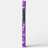 ZWARTE EN PINKROSS MET PAARSE ACHTERGROND Case-Mate iPhone CASE (Achterkant / Links)